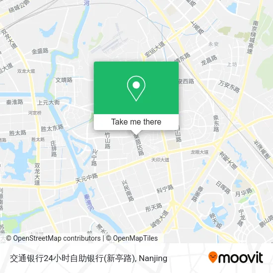 交通银行24小时自助银行(新亭路) map