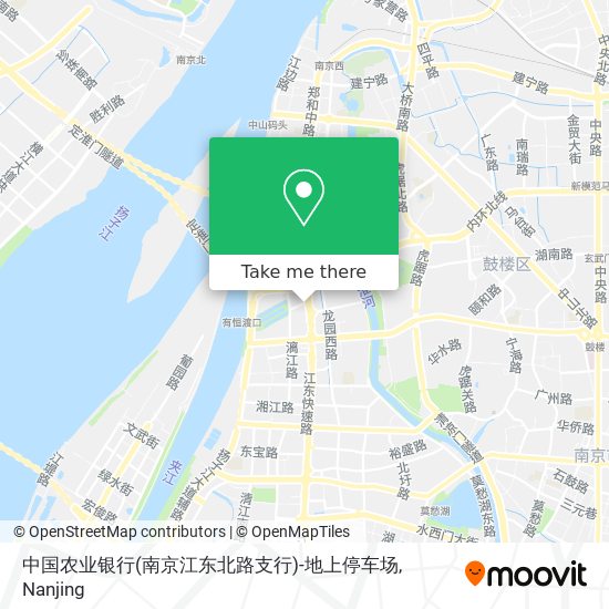 中国农业银行(南京江东北路支行)-地上停车场 map