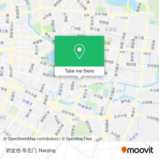 碧波池-东北门 map