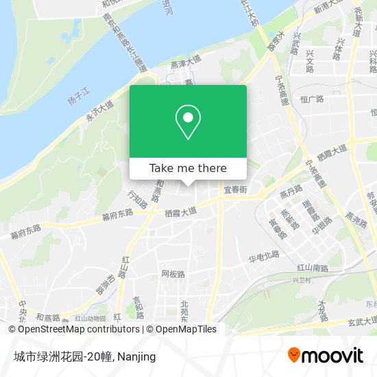 城市绿洲花园-20幢 map