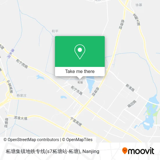 柘塘集镇地铁专线(s7柘塘站-柘塘) map
