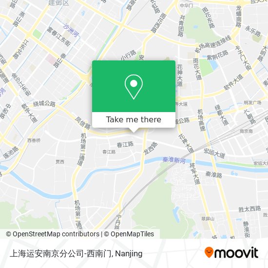 上海运安南京分公司-西南门 map