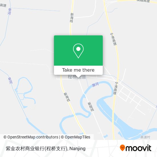 紫金农村商业银行(程桥支行) map
