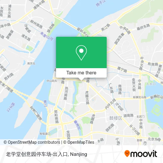 老学堂创意园停车场-出入口 map
