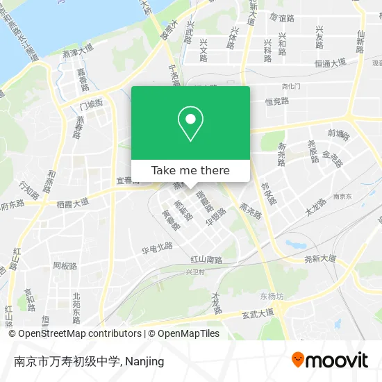 南京市万寿初级中学 map
