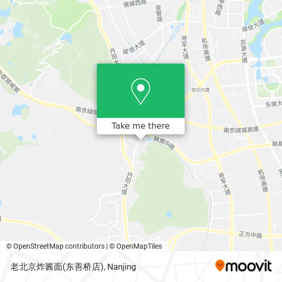 老北京炸酱面(东善桥店) map