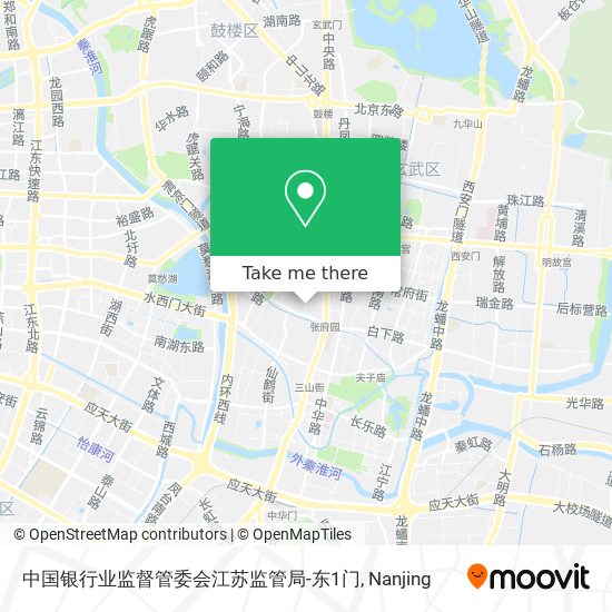 中国银行业监督管委会江苏监管局-东1门 map