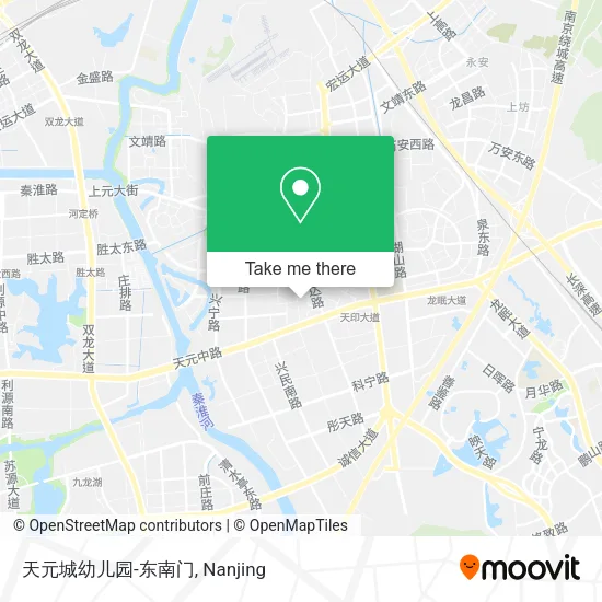 天元城幼儿园-东南门 map