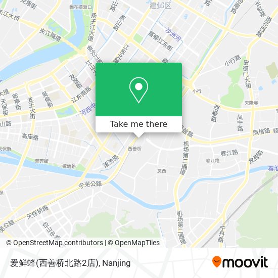 爱鲜蜂(西善桥北路2店) map