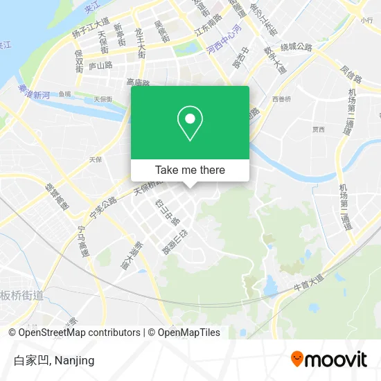 白家凹 map