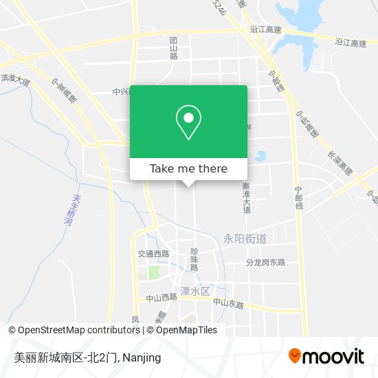 美丽新城南区-北2门 map