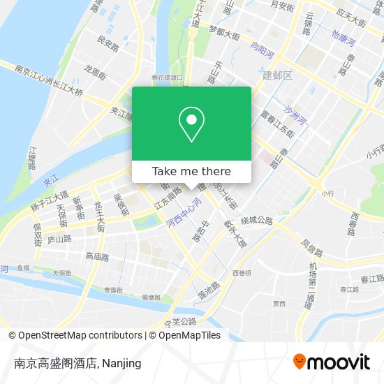 南京高盛阁酒店 map