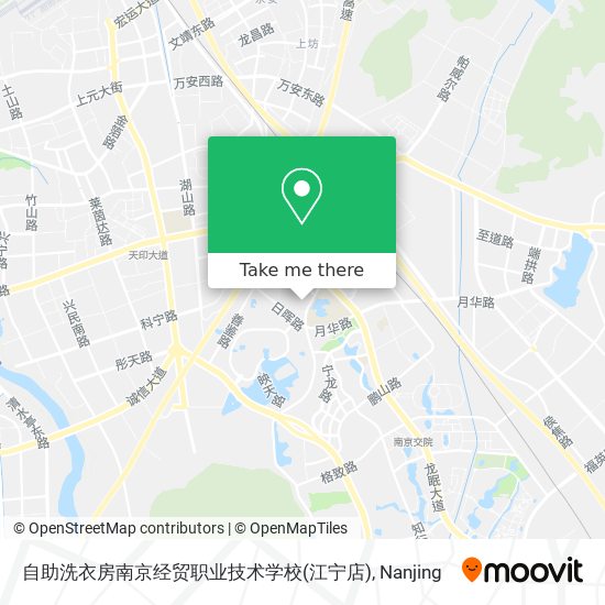 自助洗衣房南京经贸职业技术学校(江宁店) map