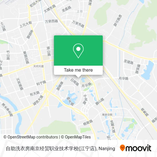 自助洗衣房南京经贸职业技术学校(江宁店) map