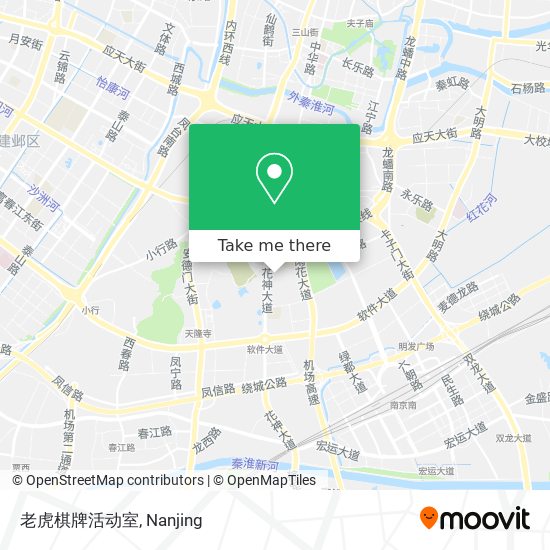 老虎棋牌活动室 map