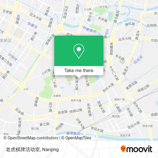 老虎棋牌活动室 map