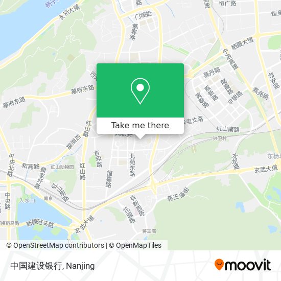 中国建设银行 map