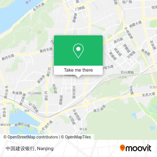 中国建设银行 map
