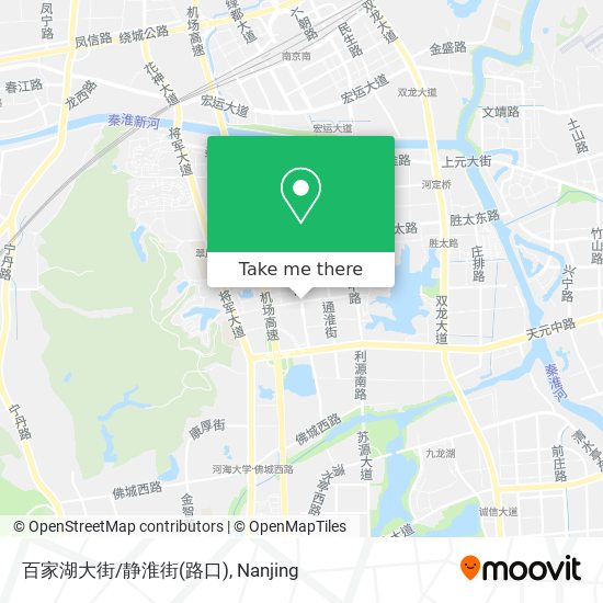 百家湖大街/静淮街(路口) map