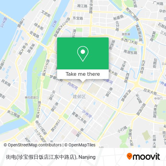 街电(珍宝假日饭店江东中路店) map