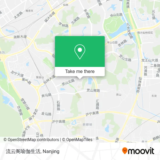 流云阁瑜伽生活 map