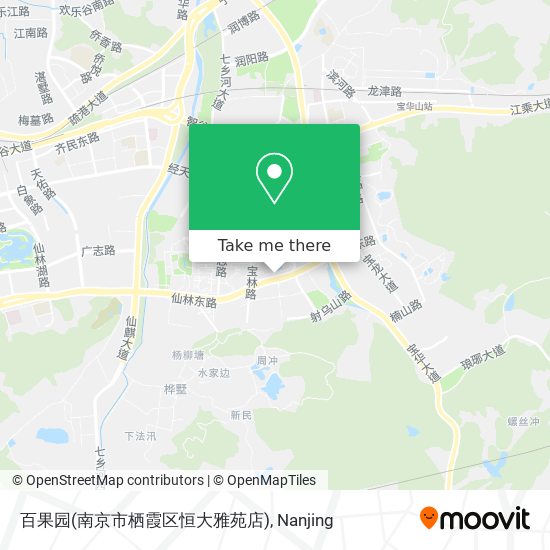 百果园(南京市栖霞区恒大雅苑店) map