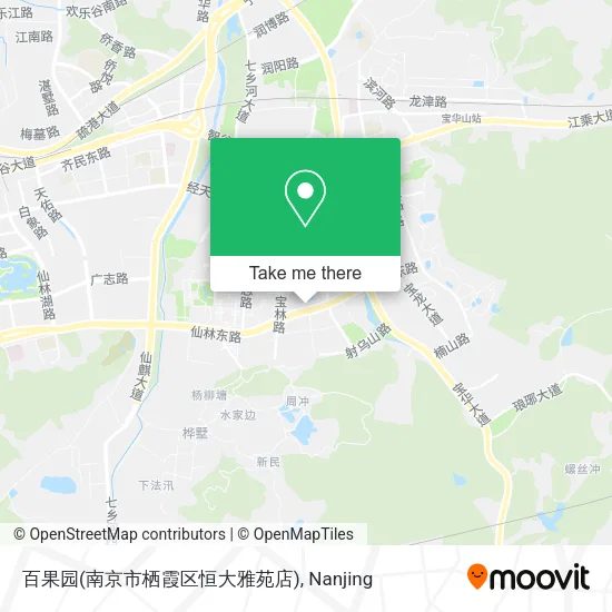 百果园(南京市栖霞区恒大雅苑店) map