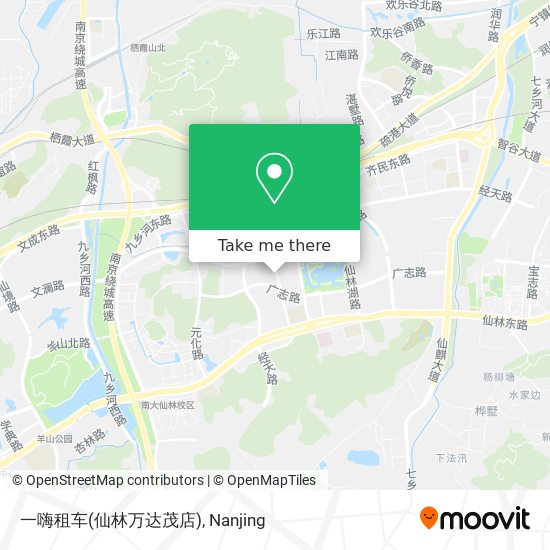 一嗨租车(仙林万达茂店) map