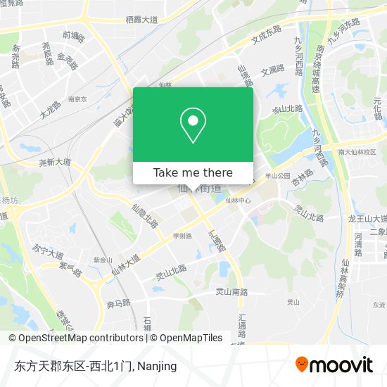 东方天郡东区-西北1门 map
