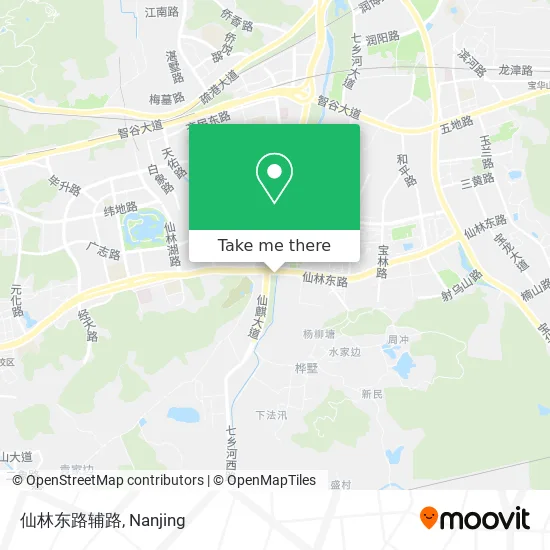 仙林东路辅路 map