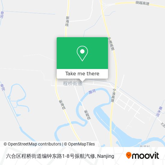 六合区程桥街道编钟东路1-8号振航汽修 map