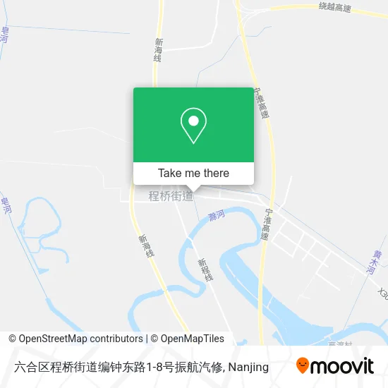六合区程桥街道编钟东路1-8号振航汽修 map