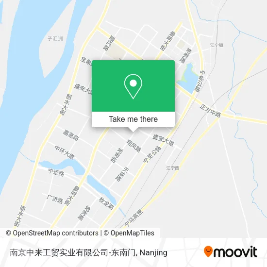 南京中来工贸实业有限公司-东南门 map