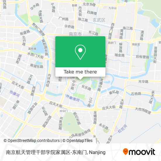 南京航天管理干部学院家属区-东南门 map