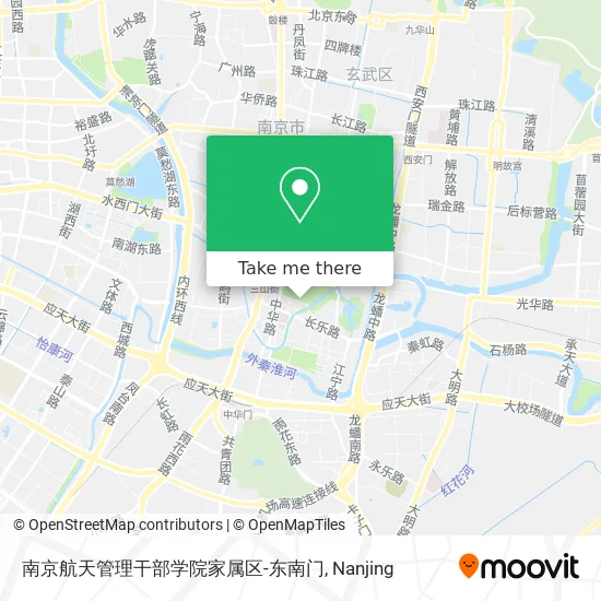 南京航天管理干部学院家属区-东南门 map