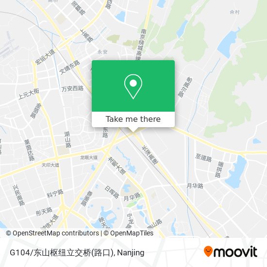 G104/东山枢纽立交桥(路口) map