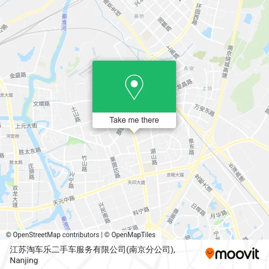 江苏淘车乐二手车服务有限公司(南京分公司) map