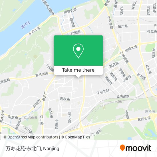 万寿花苑-东北门 map