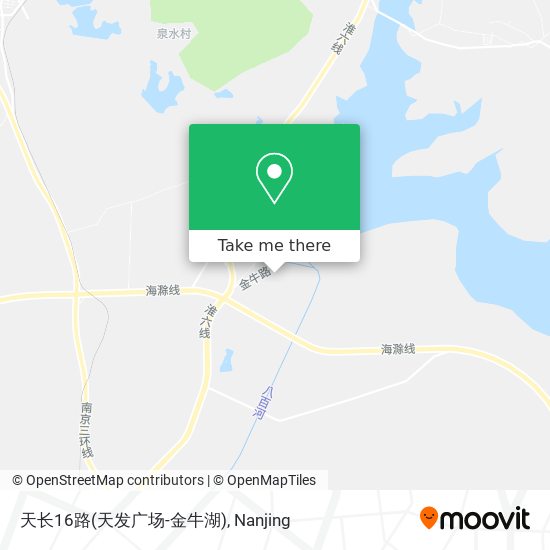 天长16路(天发广场-金牛湖) map