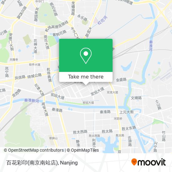 百花彩印(南京南站店) map