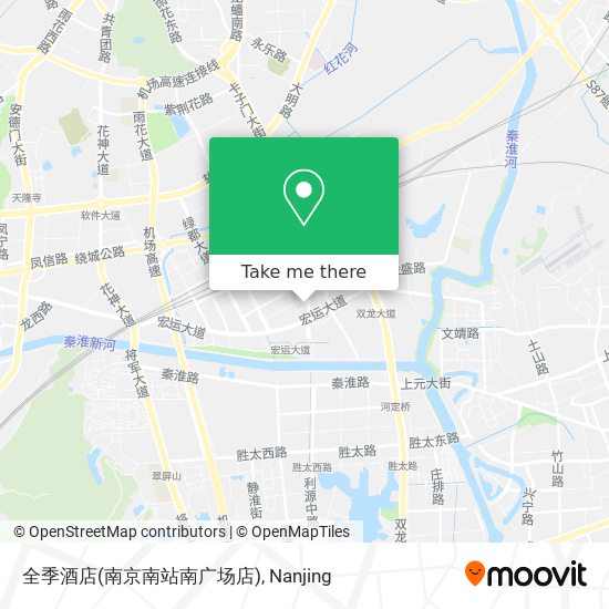 全季酒店(南京南站南广场店) map