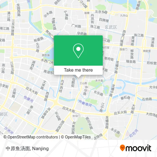 中原鱼汤面 map
