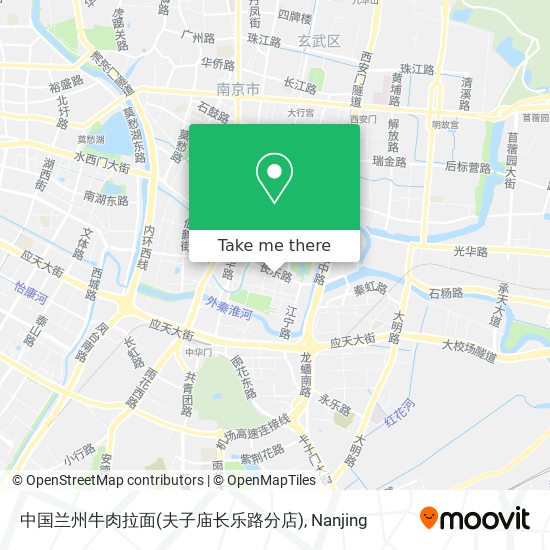 中国兰州牛肉拉面(夫子庙长乐路分店) map