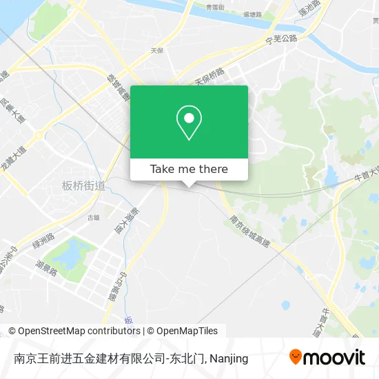 南京王前进五金建材有限公司-东北门 map