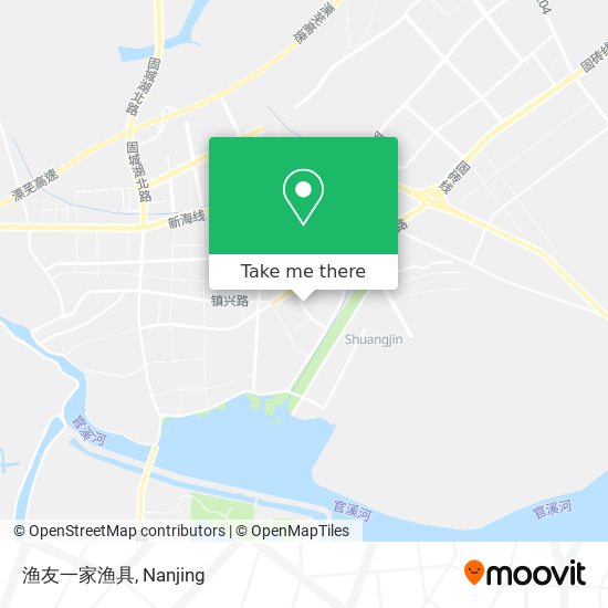 渔友一家渔具 map