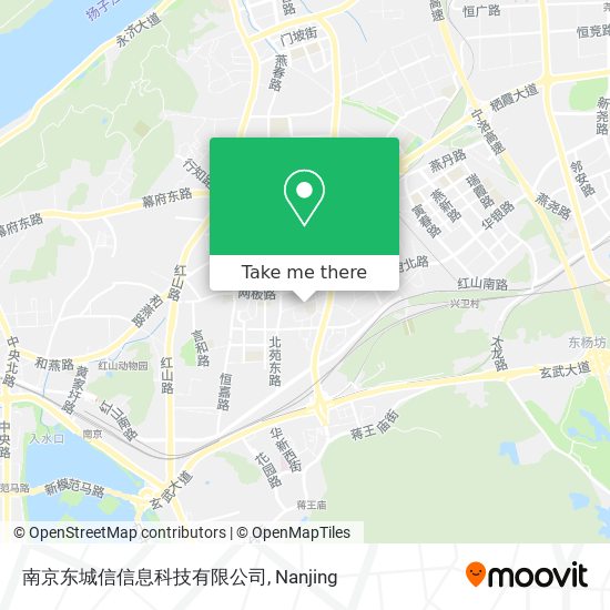 南京东城信信息科技有限公司 map