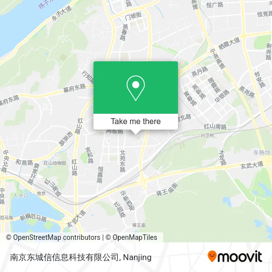 南京东城信信息科技有限公司 map