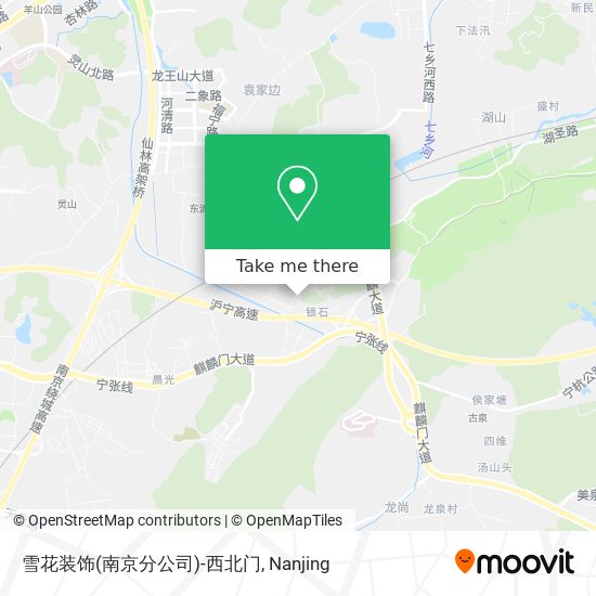 雪花装饰(南京分公司)-西北门 map