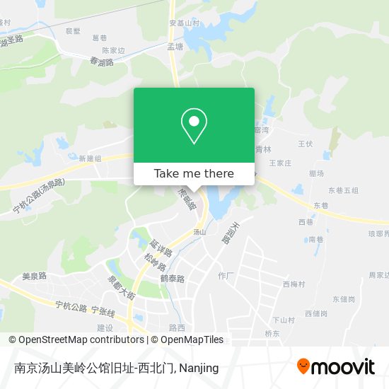 南京汤山美岭公馆旧址-西北门 map