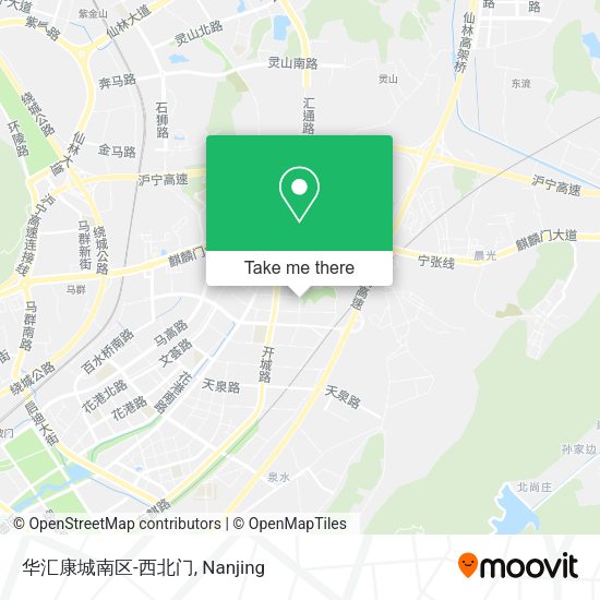 华汇康城南区-西北门 map
